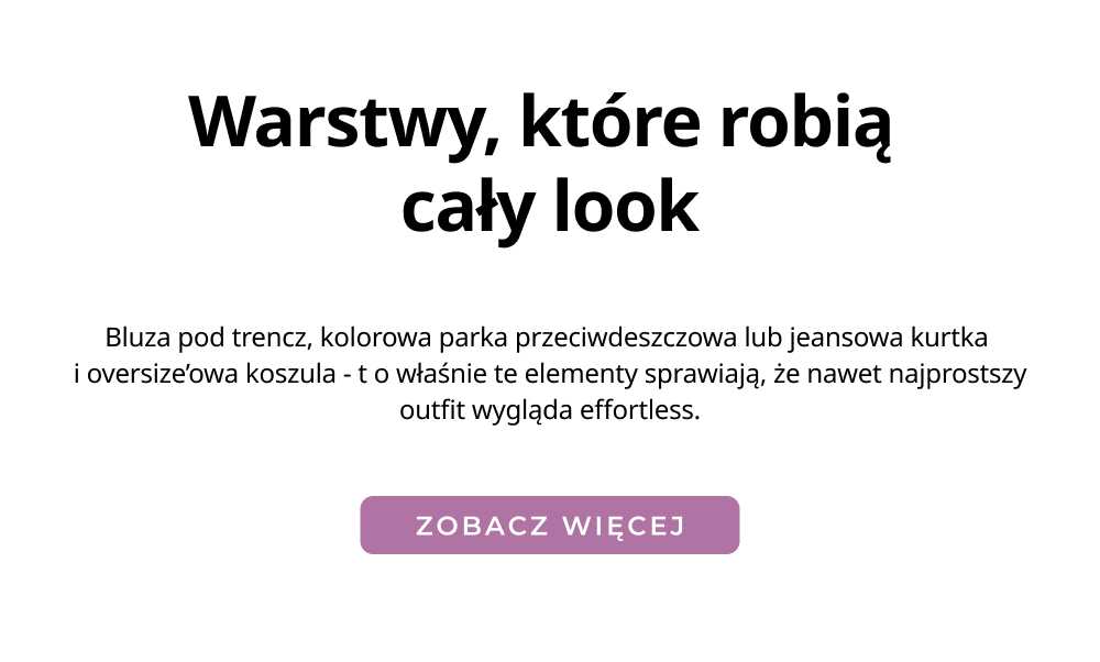 Postaw na warstwy i kolory